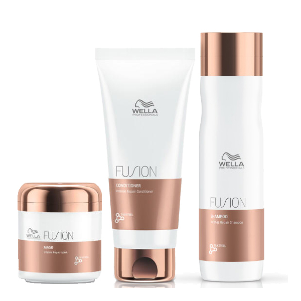 Wella, Fusion Intense Repair Trio pack Schampo & Balsam + Mask