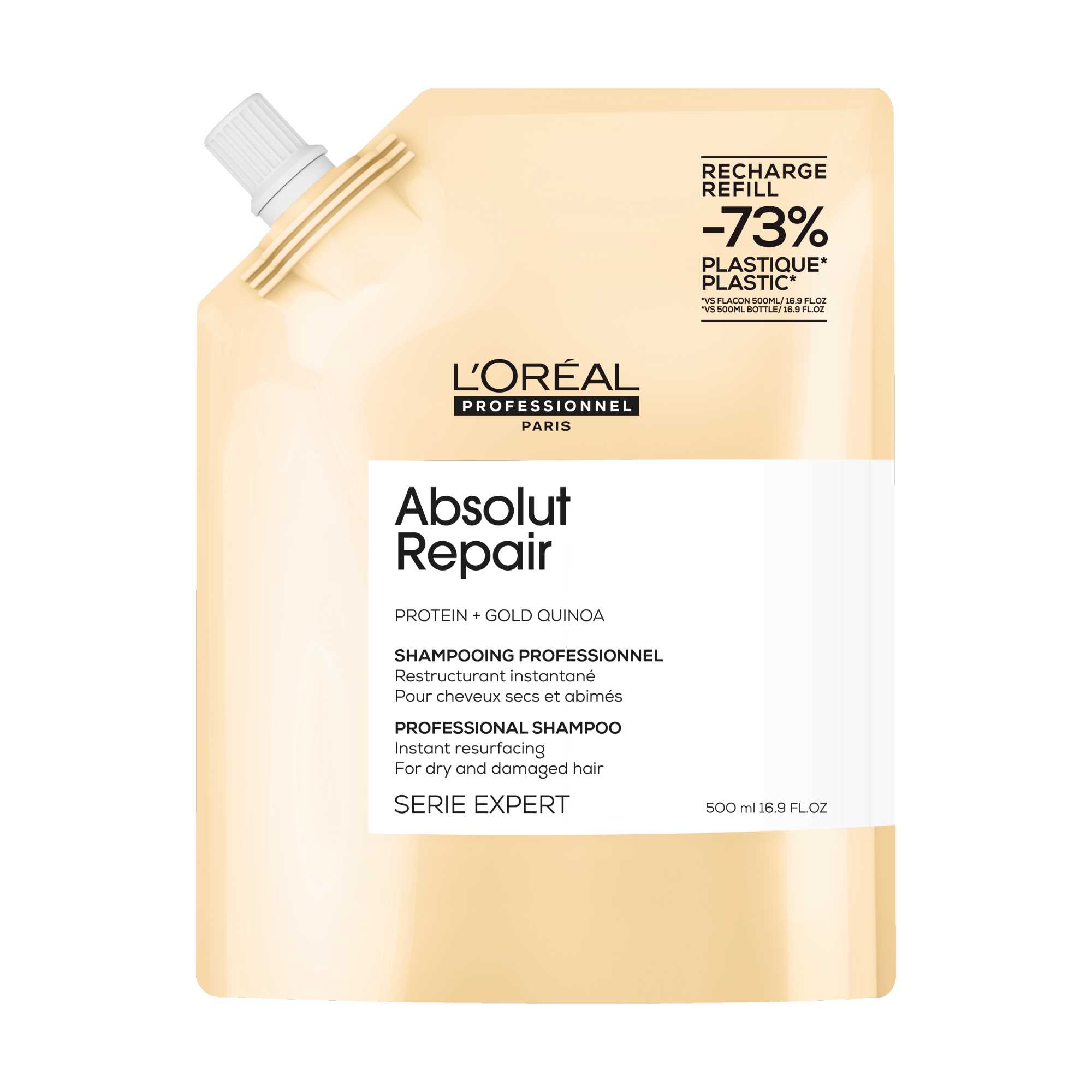 Loreal, Absolut Repair Gold Quinoa Shampoo Refill
