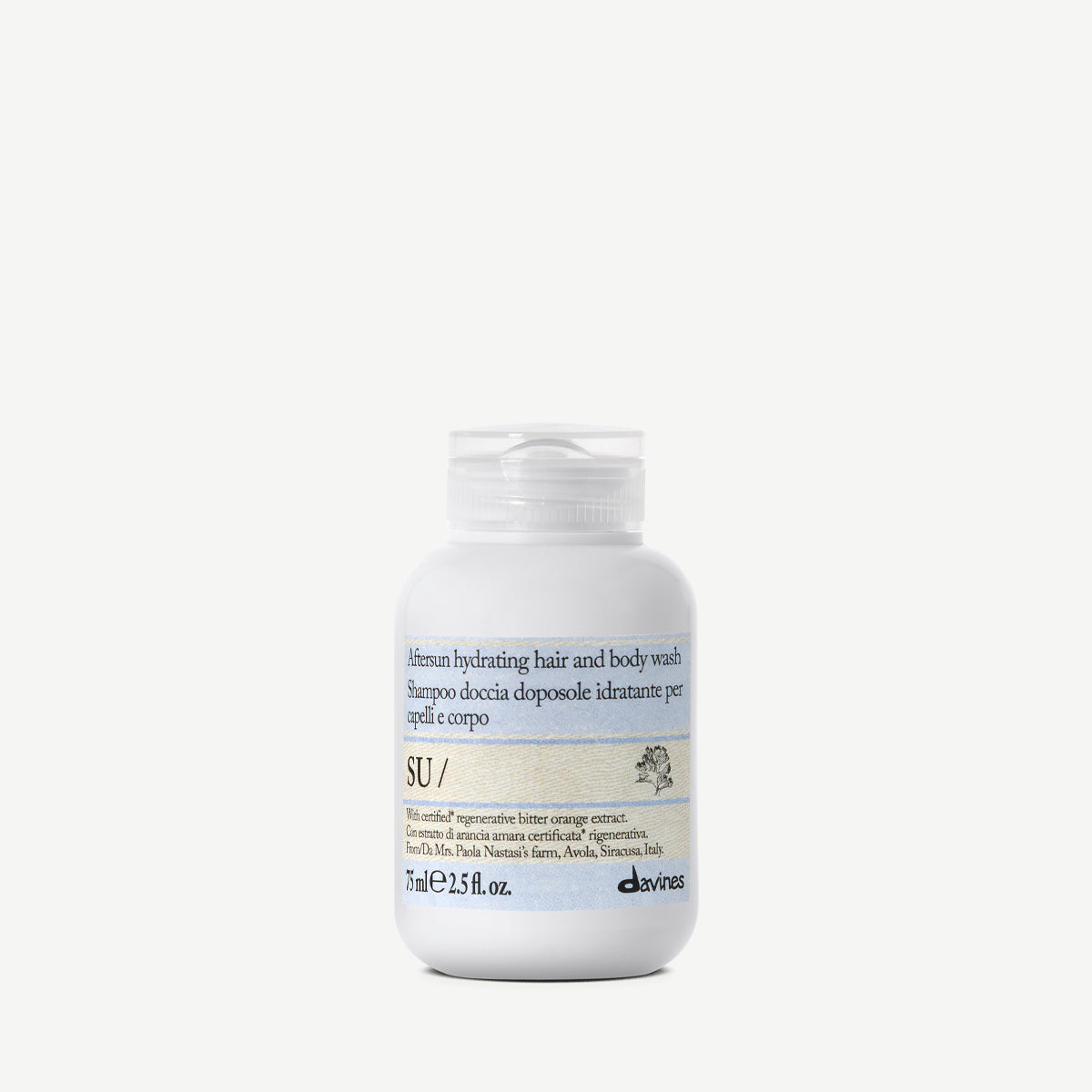 Davines, SU aftersun hydrating hair and body wash MINI