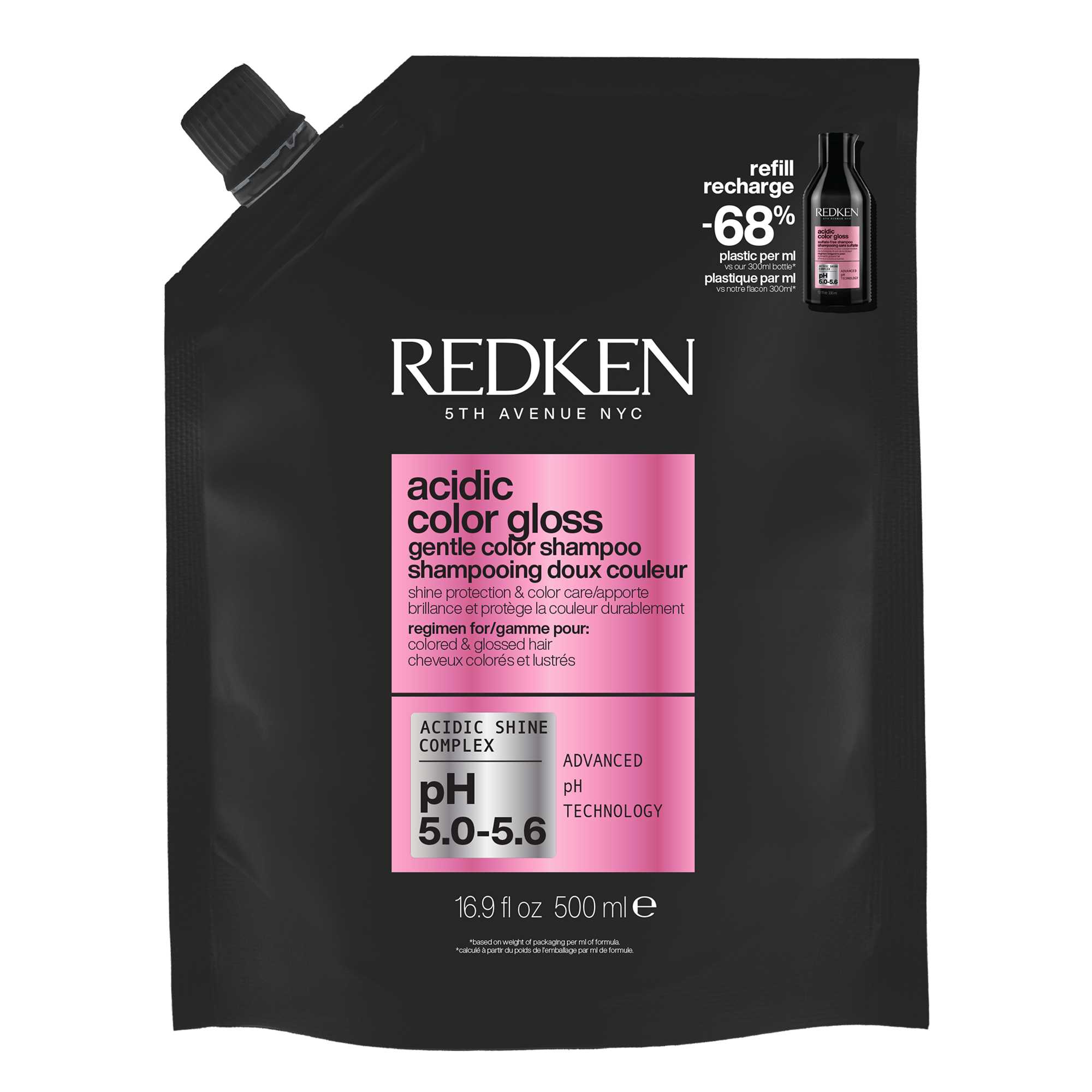 REDKEN, Acidic Color Gloss Shampoo Refill