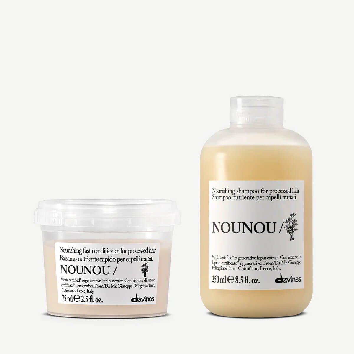 Davines, Essential Nounou Shampoo + Conditioner Duo