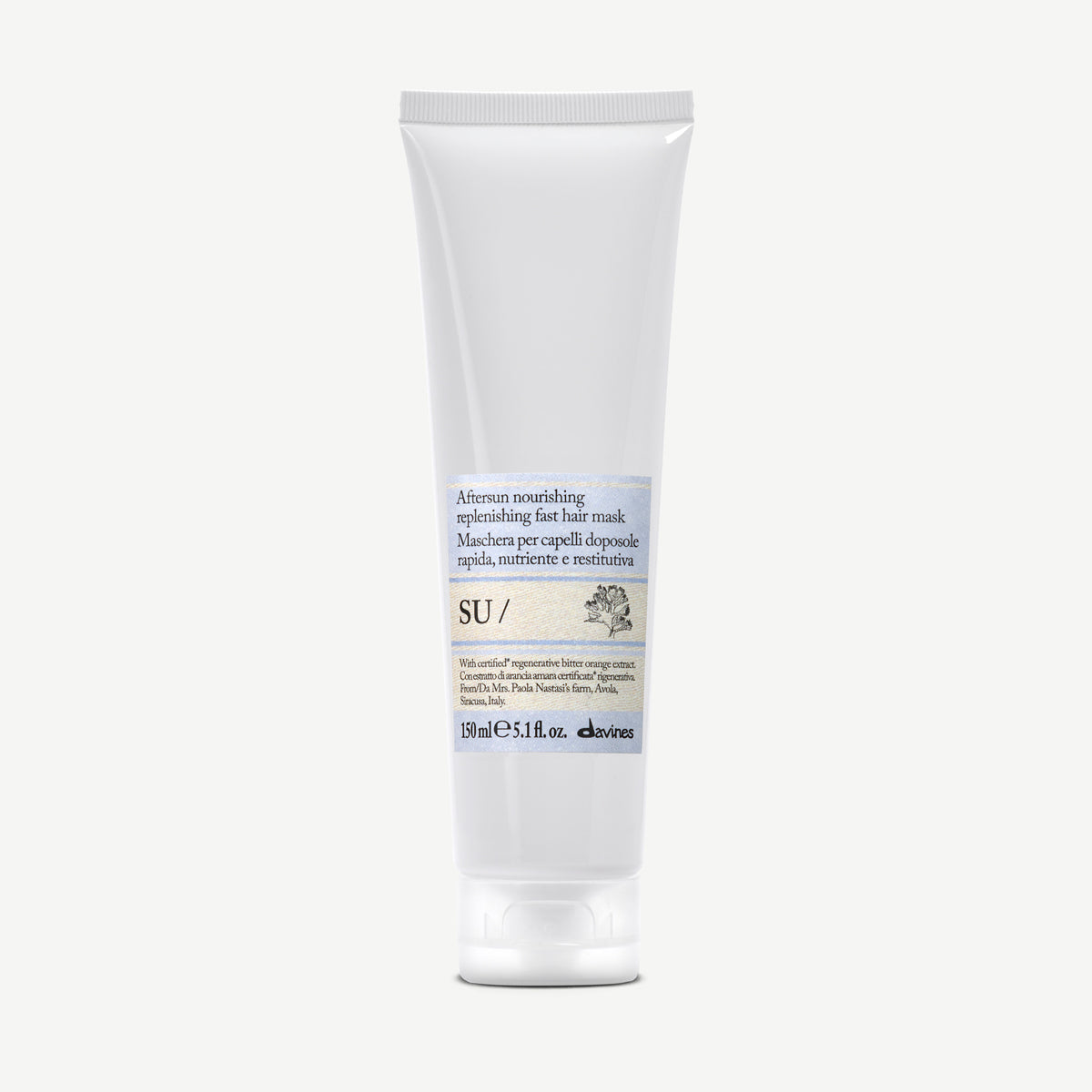 Davines, SU aftersun nourishing replenishing fast hair mask