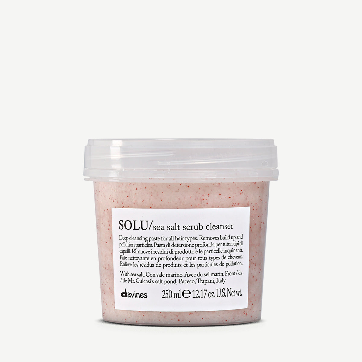 Davines, Essential Solu Sea Salt Scrub Cleanser Djuprengörande