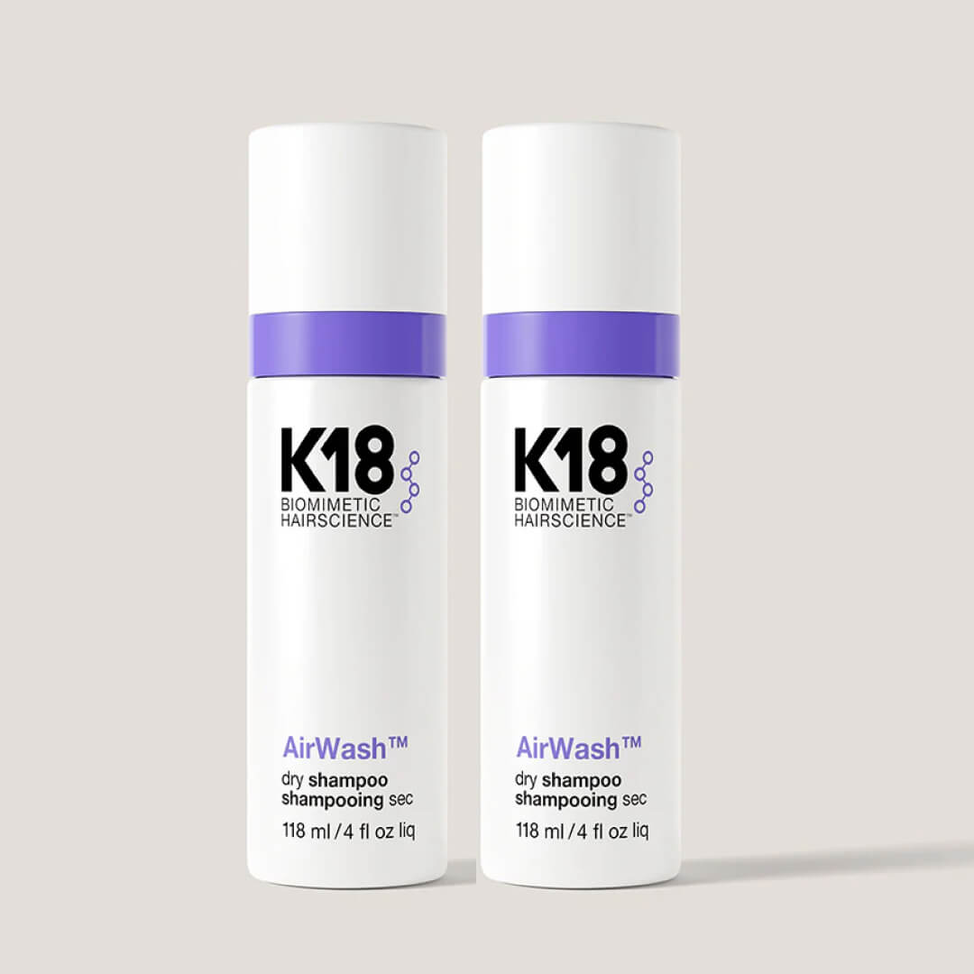 K18, AirWash Dry Shampoo 2-pack