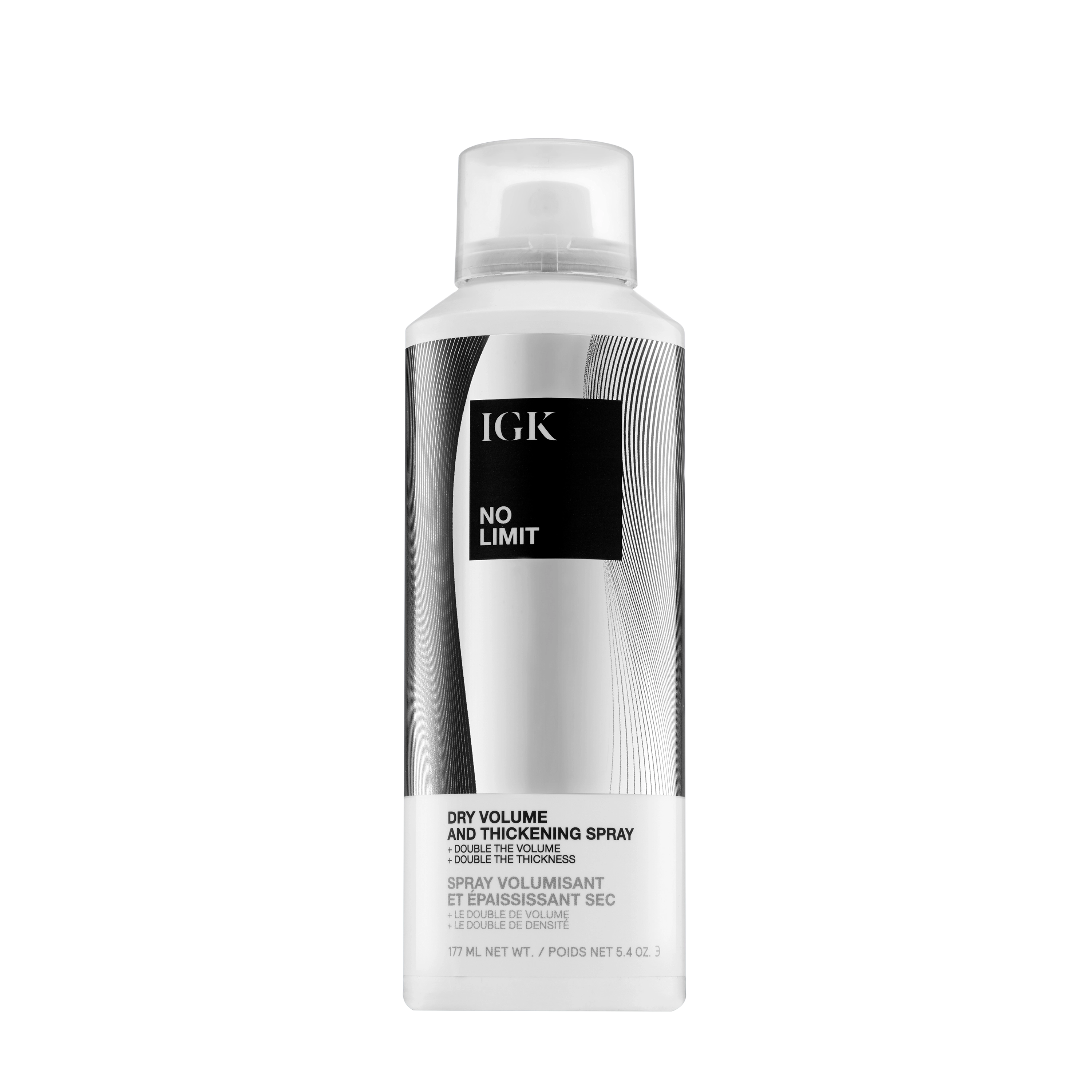 IGK, No Limit Dry Volume & Thickening Finishing Spray