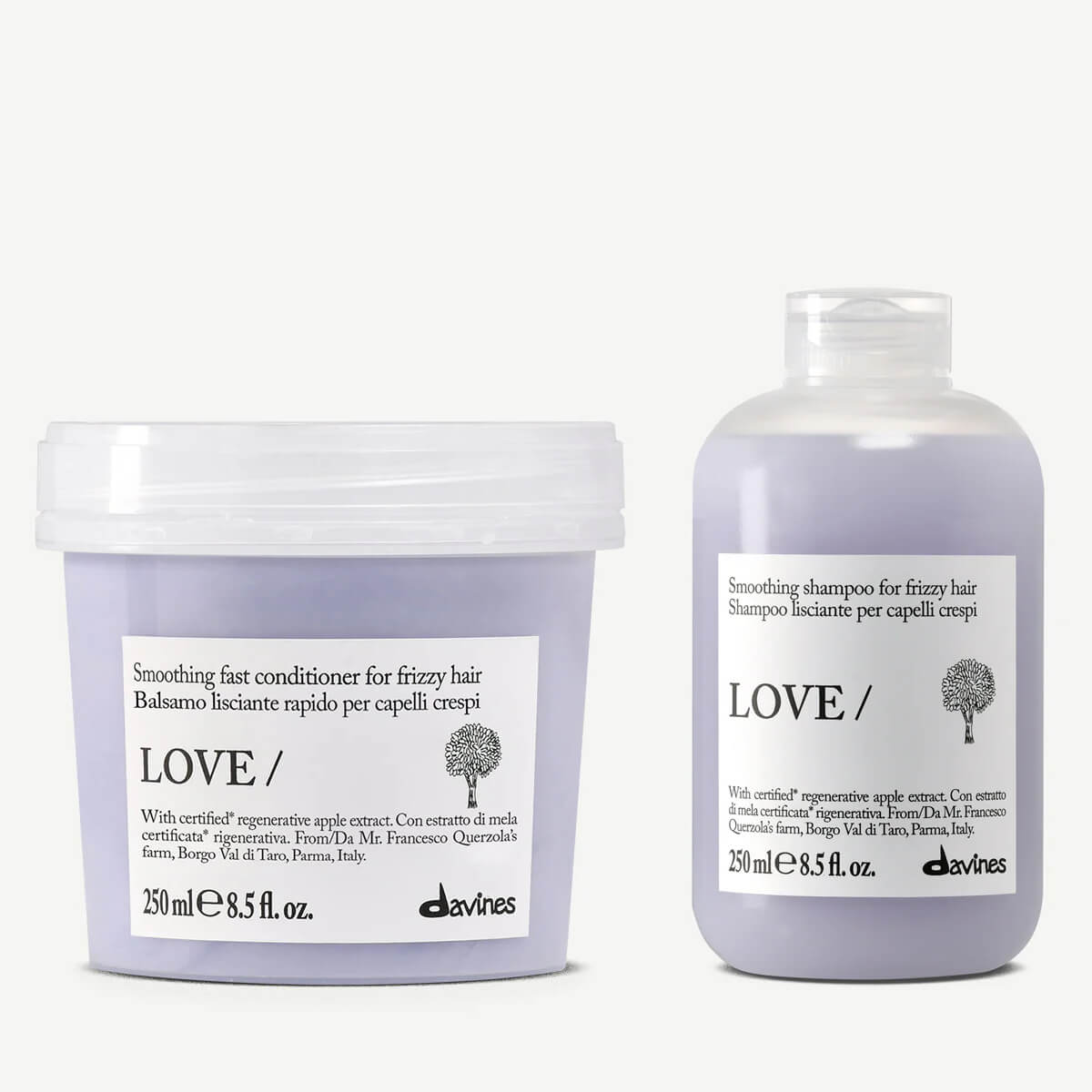 Davines, Essential Love Smoothing Duo Shampoo + Conditioner